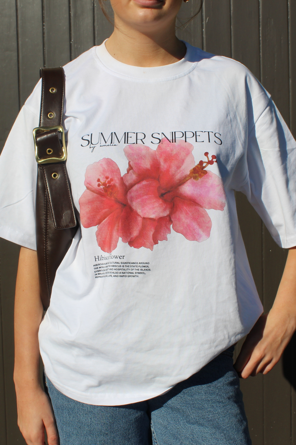 Hibiscus Oversized Tee
