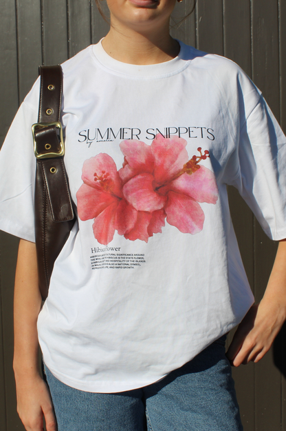 Hibiscus Oversized Tee
