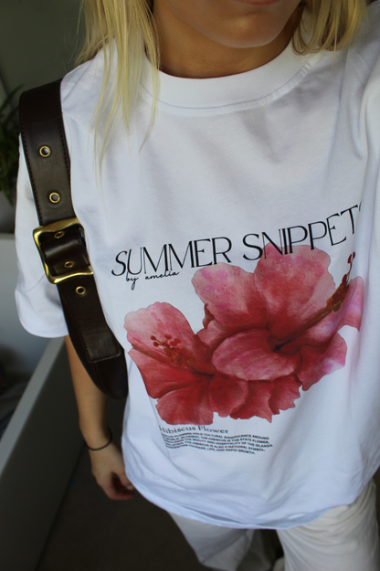 Hibiscus Oversized Tee